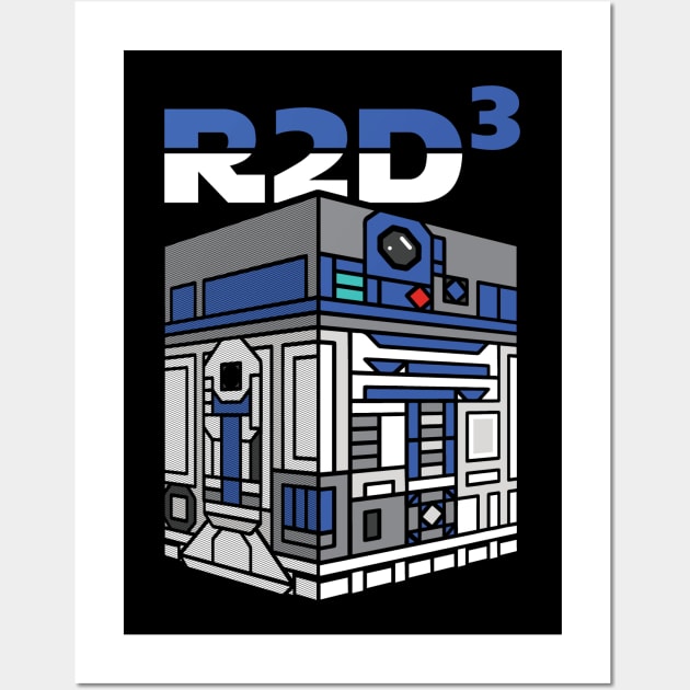 R2Dcubed Wall Art by TrulyMadlyGeekly